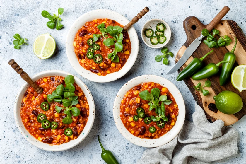 Vegetariánské chili con carne