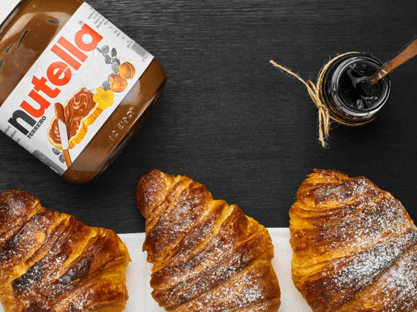 Domácí croissanty s čokoládou