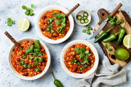 Vegetariánské chili con carne