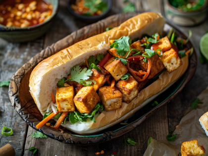 Vegetariánský Bánh mì