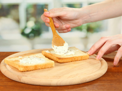 Dětské toast "sushi"