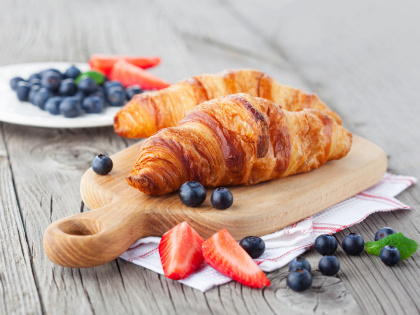 Ovocné croissanty